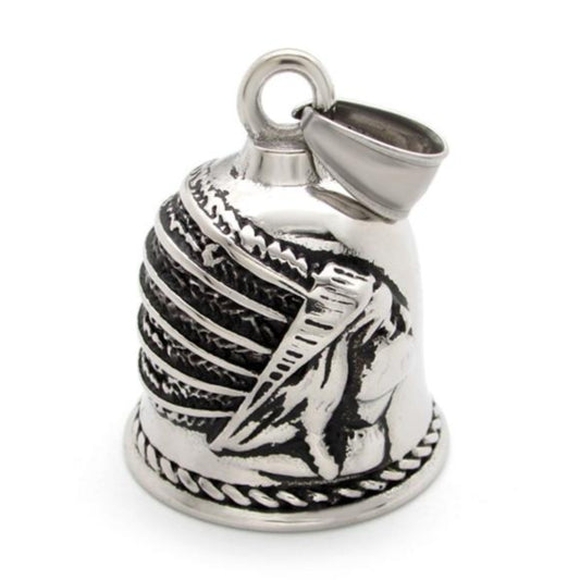 Indian In Headdress Design Gremlin Bell