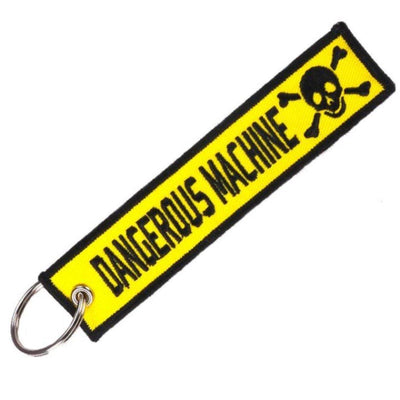 Motorcycle Tag Keychain, Zinc Alloy & Polyester - American Legend Rider
