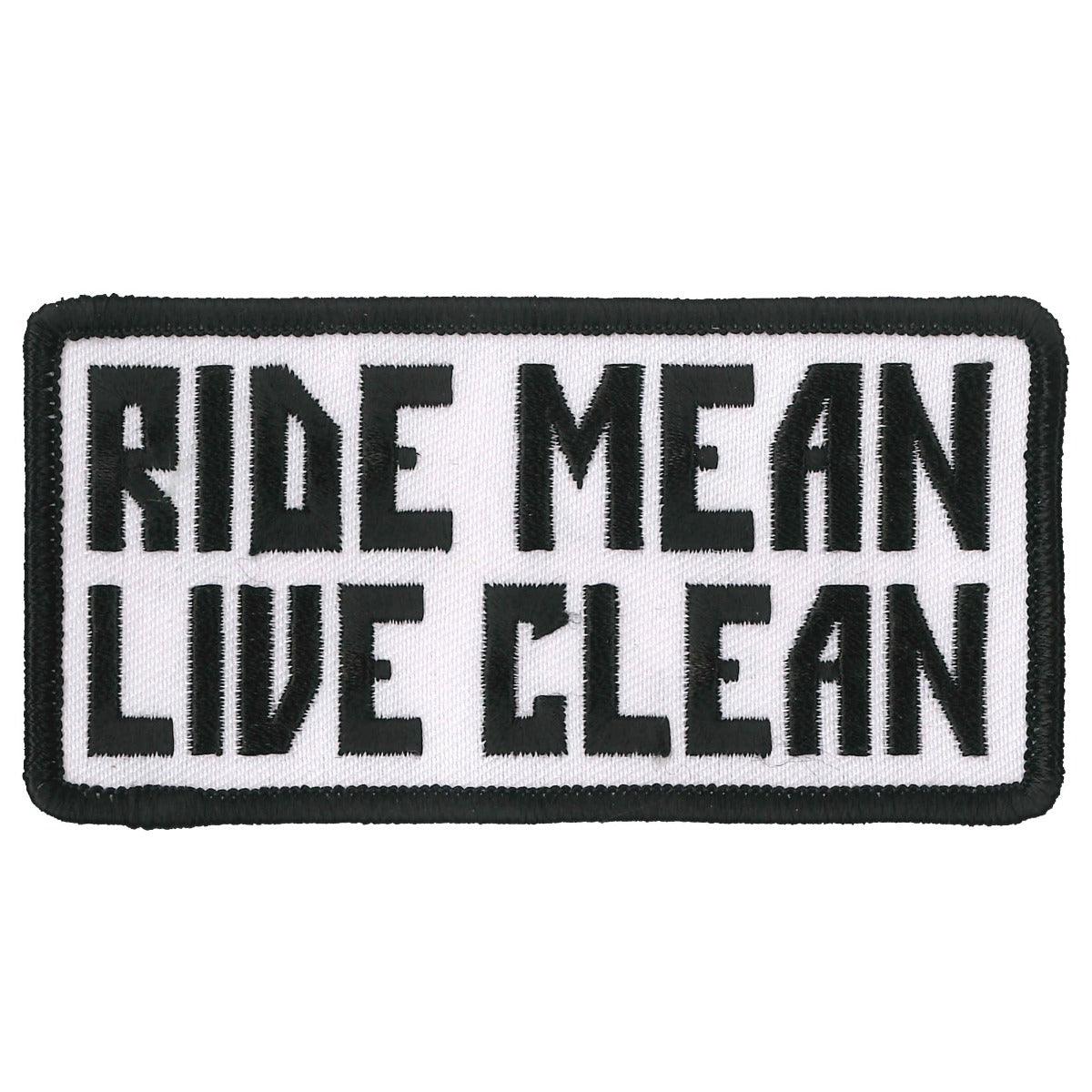 Hot Leathers Patch Ride Mean - American Legend Rider