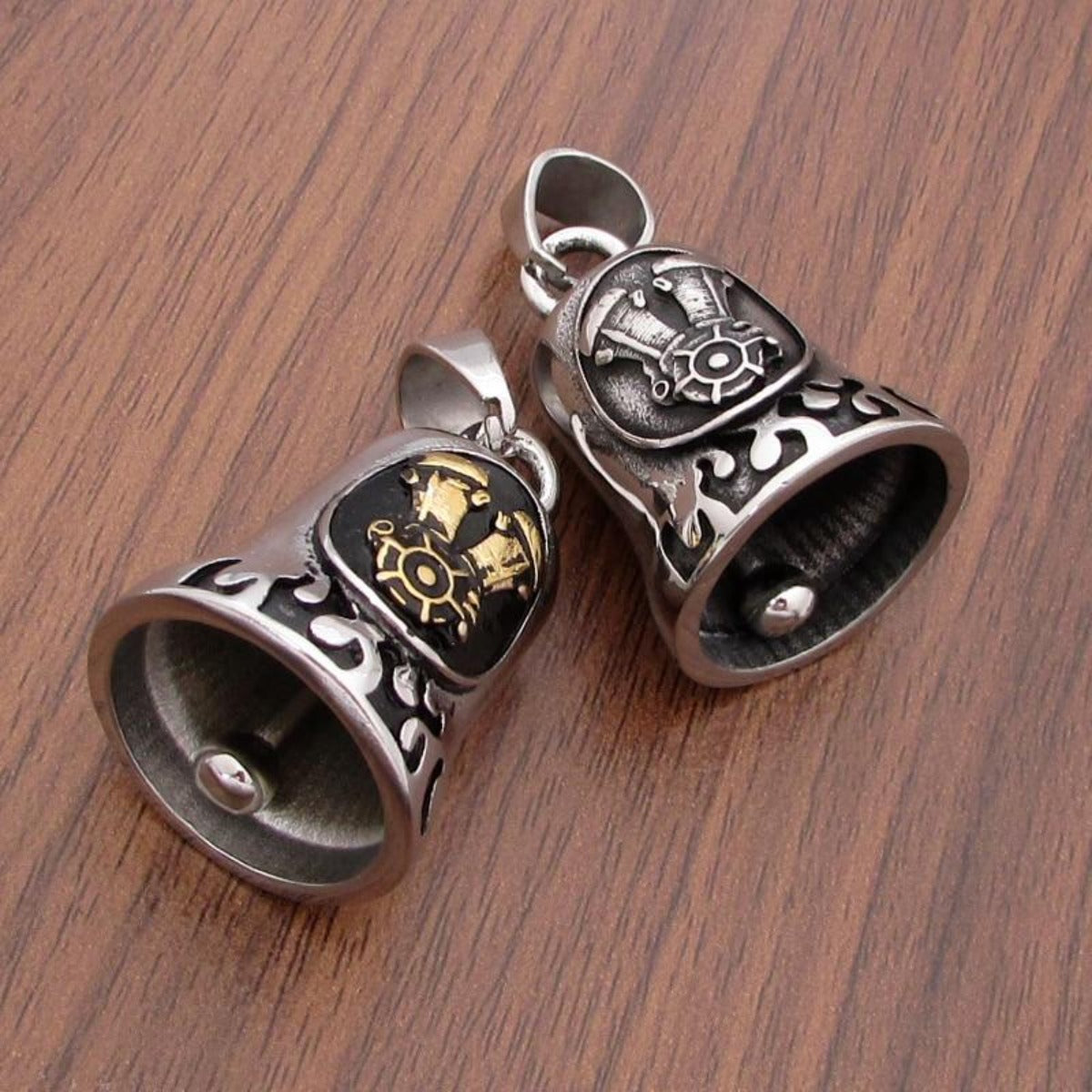 Stainless Steel Punk Men Gremlin Bell