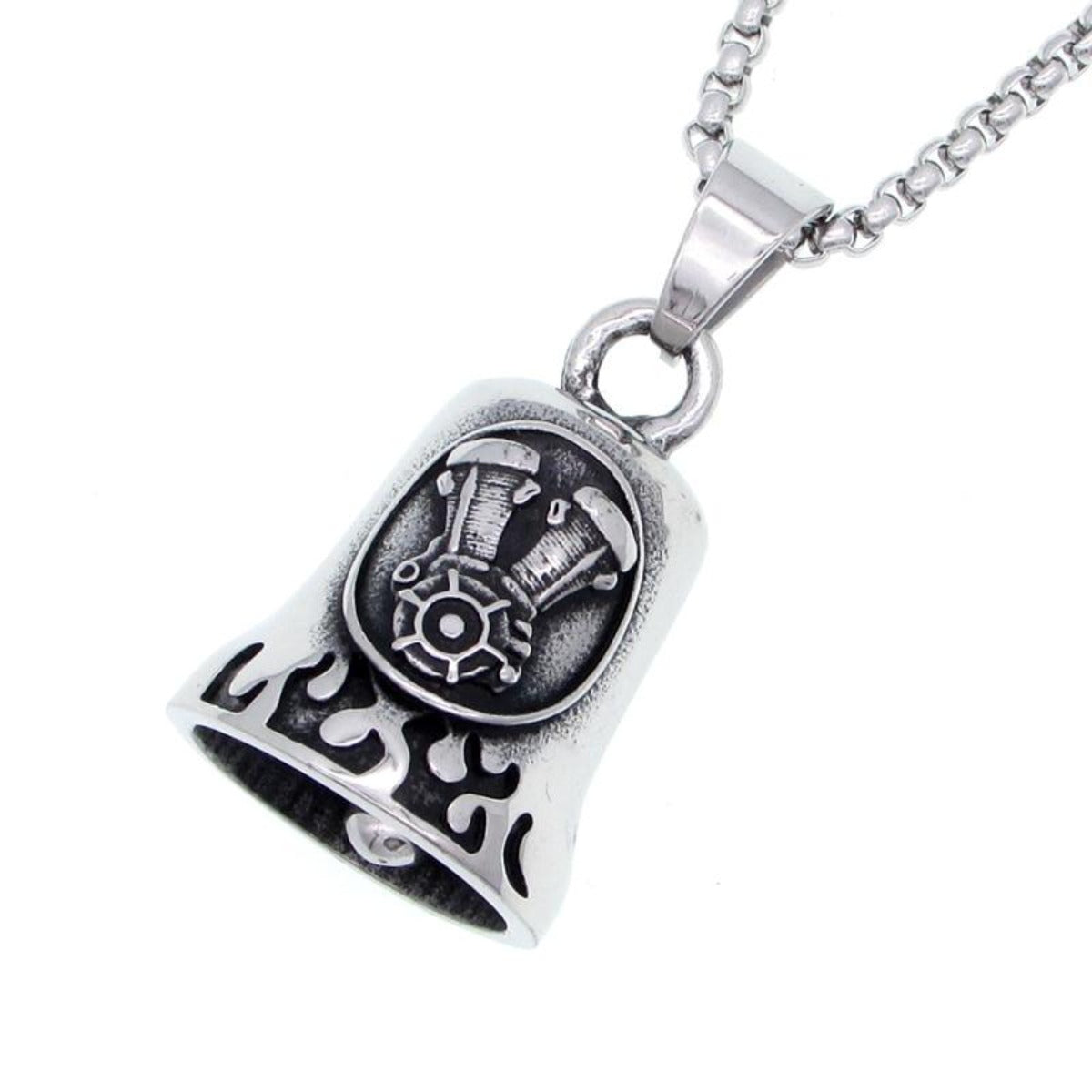 Stainless Steel Punk Men Gremlin Bell