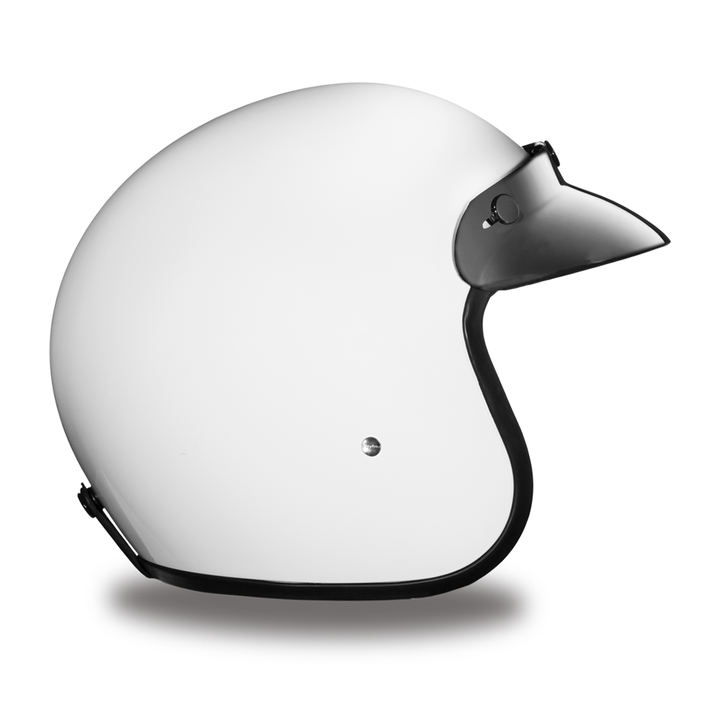 Daytona D.O.T Cruiser Hi-Gloss White Helmet - American Legend Rider