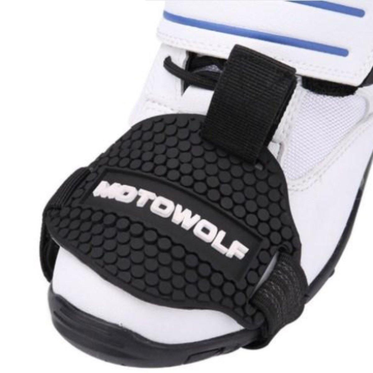 Motowolf Gear Shift Shoe Pad, TPU Soft Rubber, Black - American Legend Rider
