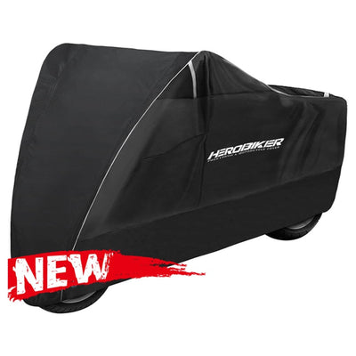 A new design of the Waterproof Protective Motorcycle Cover specifically designed to protect against weather damage.