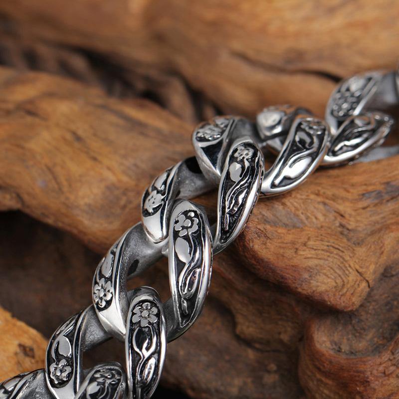 Masculine Curb Chain Bracelet - American Legend Rider