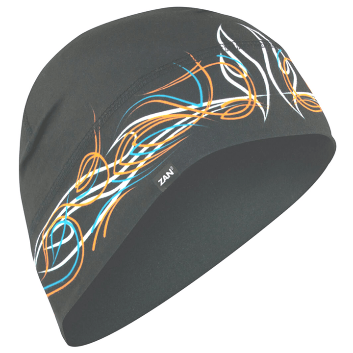 ZANheadgear® Pinstripe Flame Beanie, 50+ UV Protection, Polyester/Elastane, OS, Black