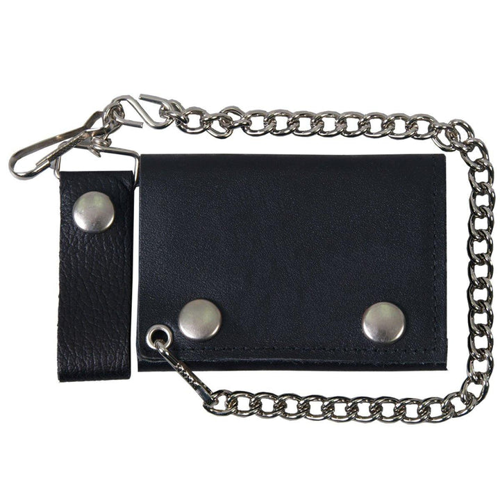 Hot Leathers Classic Black Wallet