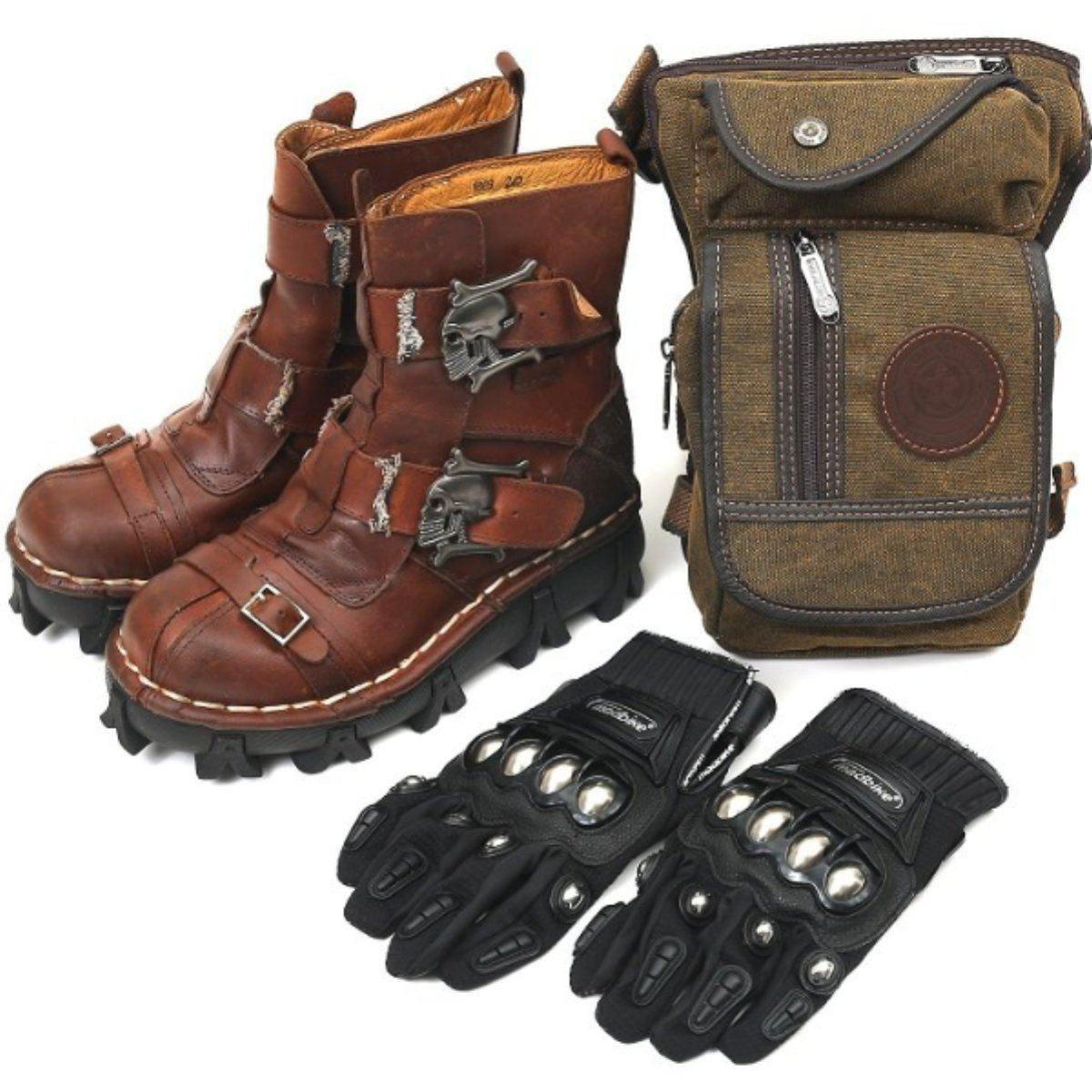 Gold Biker Bundle + Free Gift Box - American Legend Rider