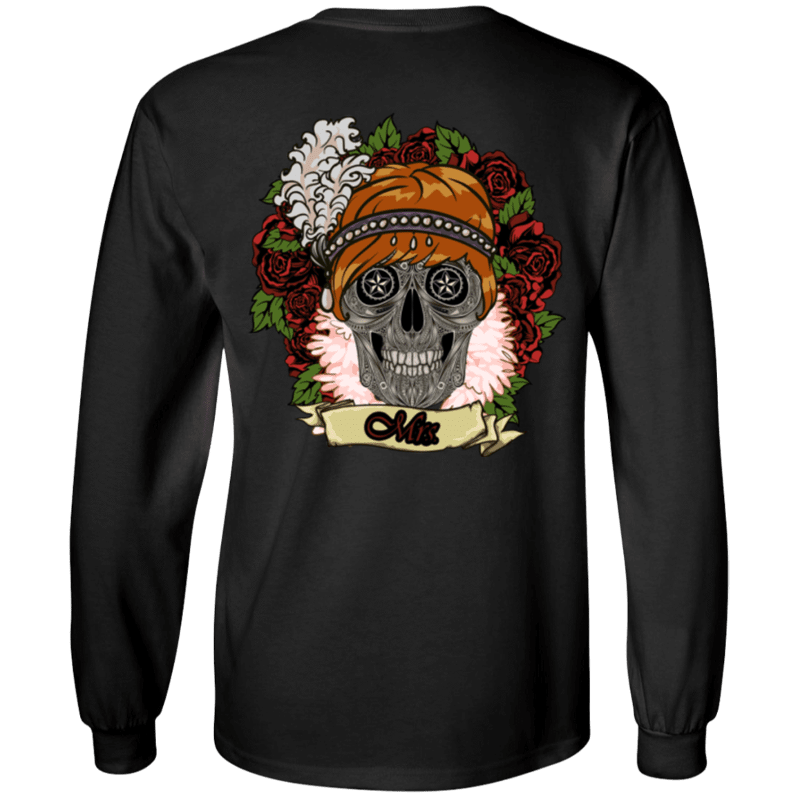 Vintage Floral Skull T-Shirt (Female) - American Legend Rider