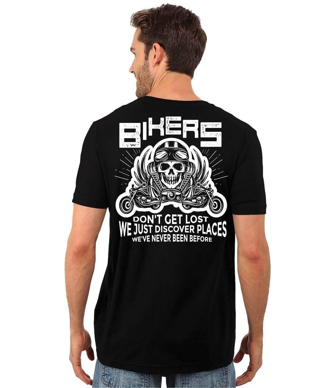 Bikers Don't Get Lost T-Shirt - American Legend Rider