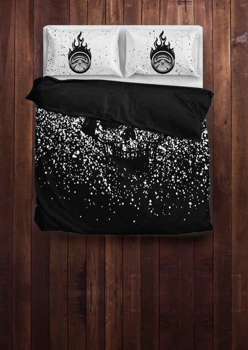 Faded Skull Bedding Set