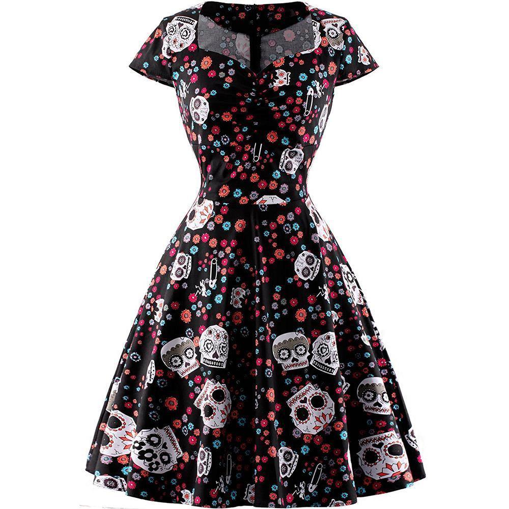 Vintage Skull Dress - American Legend Rider