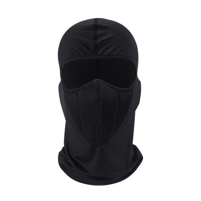 Motorcycle Full Face Mask, Lycra Mesh Fabric, One Size Fits All