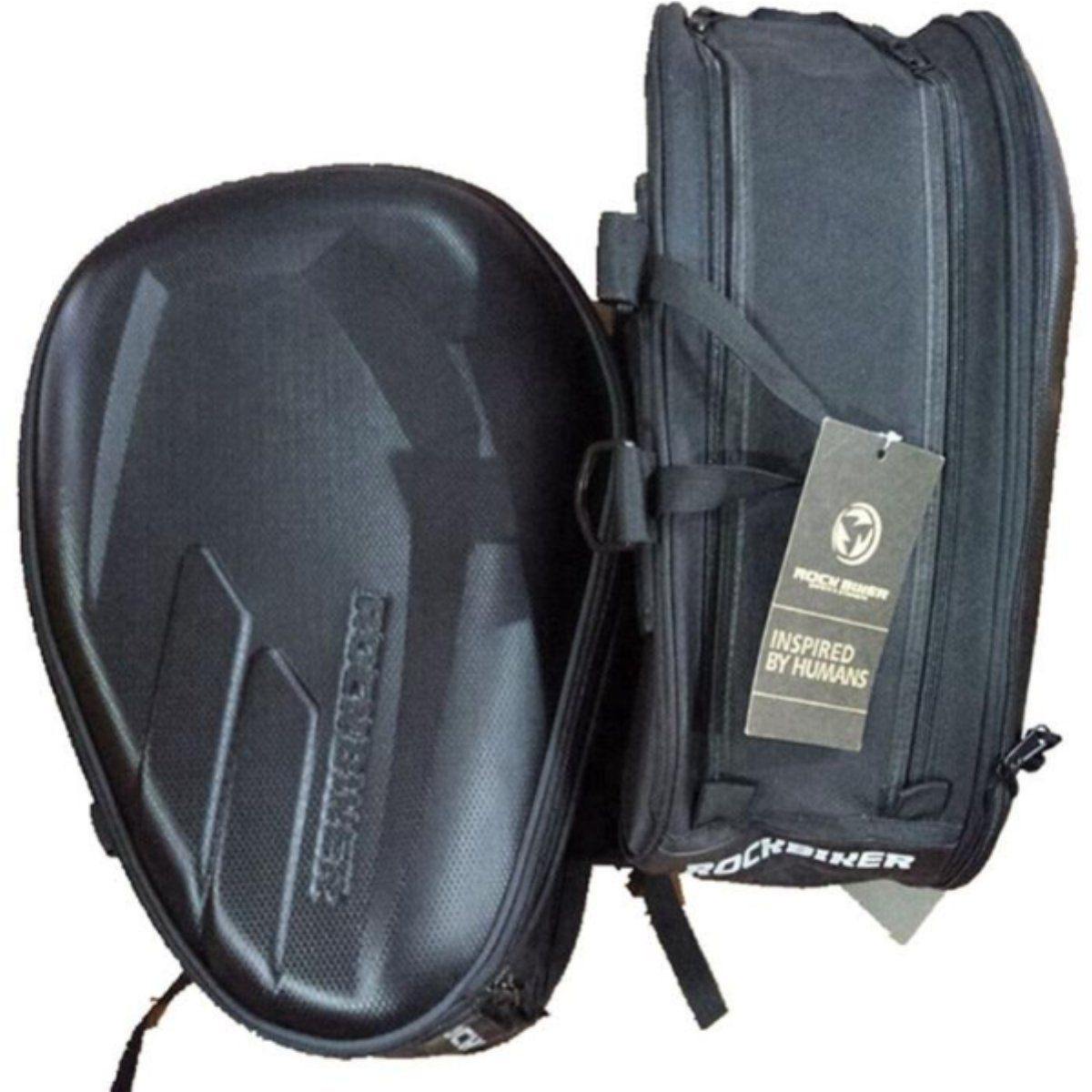 Motorcycle Saddle Bag, Waterproof, Black Oxford Cloth - American Legend Rider
