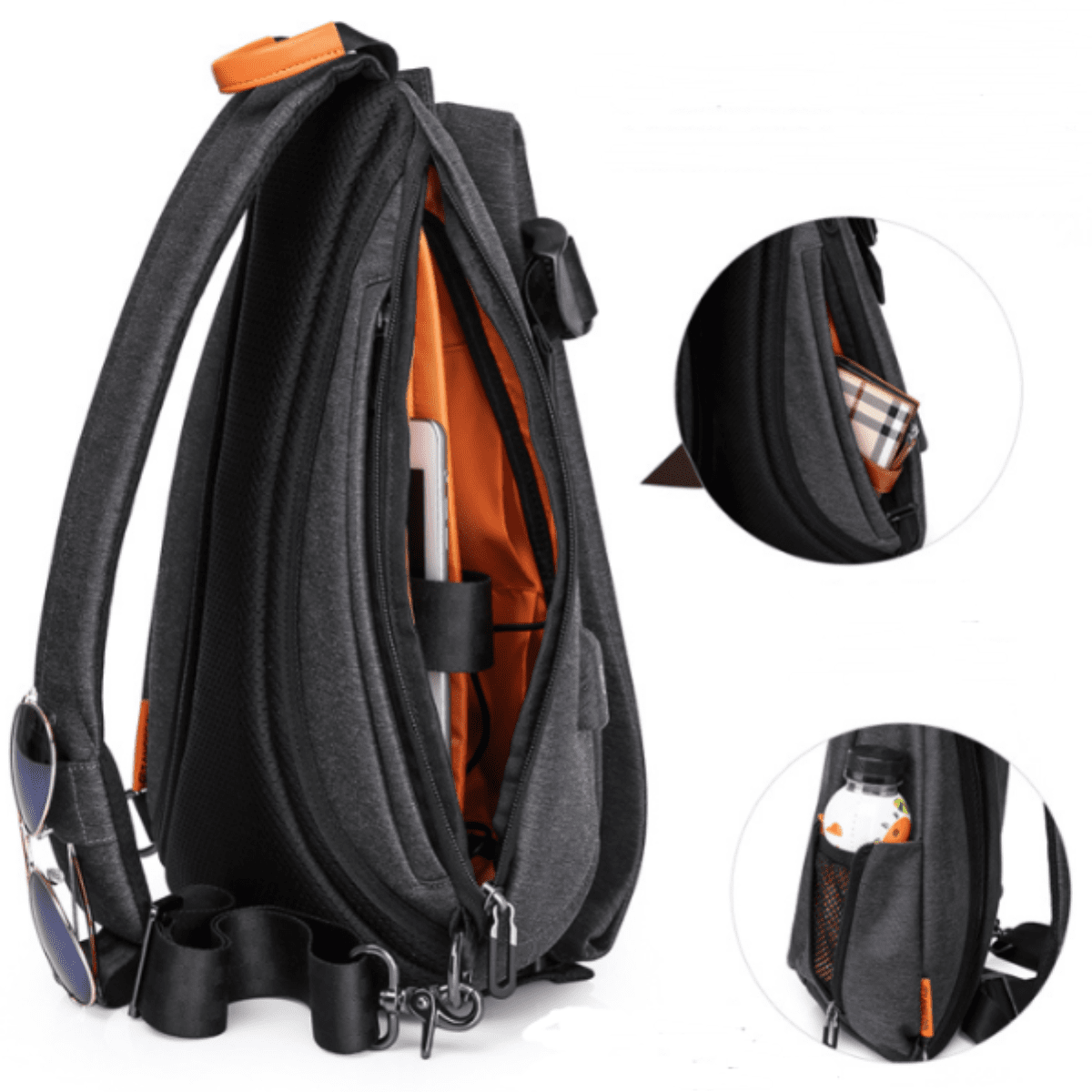 Premium Chest Bag with USB Slot - American Legend Rider
