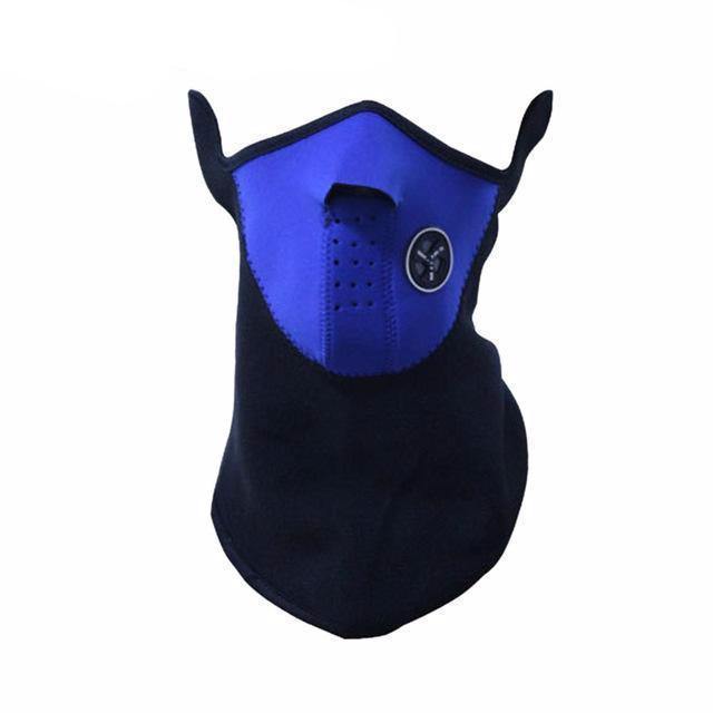 Half Face Dual Color Biker Mask, 9.4 x 9.8 in - American Legend Rider