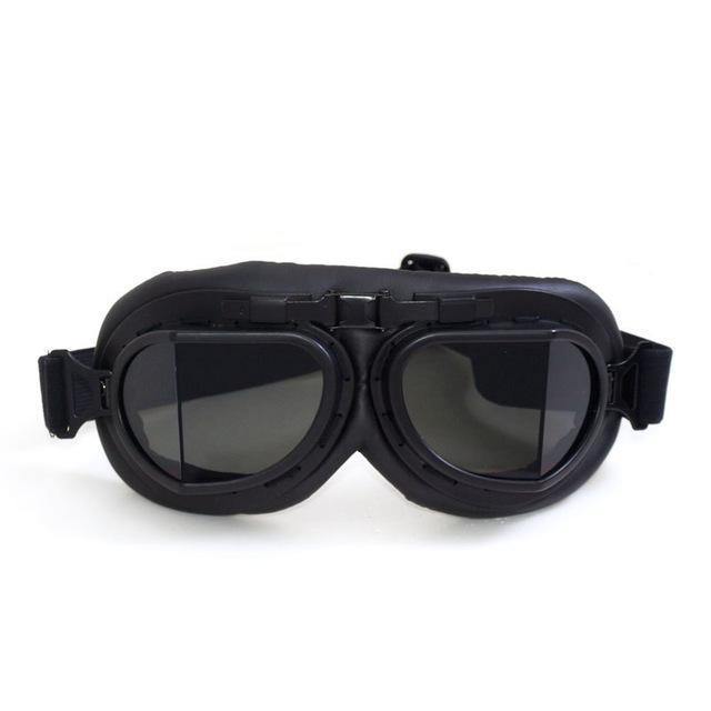 Retro Biker UV400 Goggles w/ Adjustable Elastic Straps - American Legend Rider