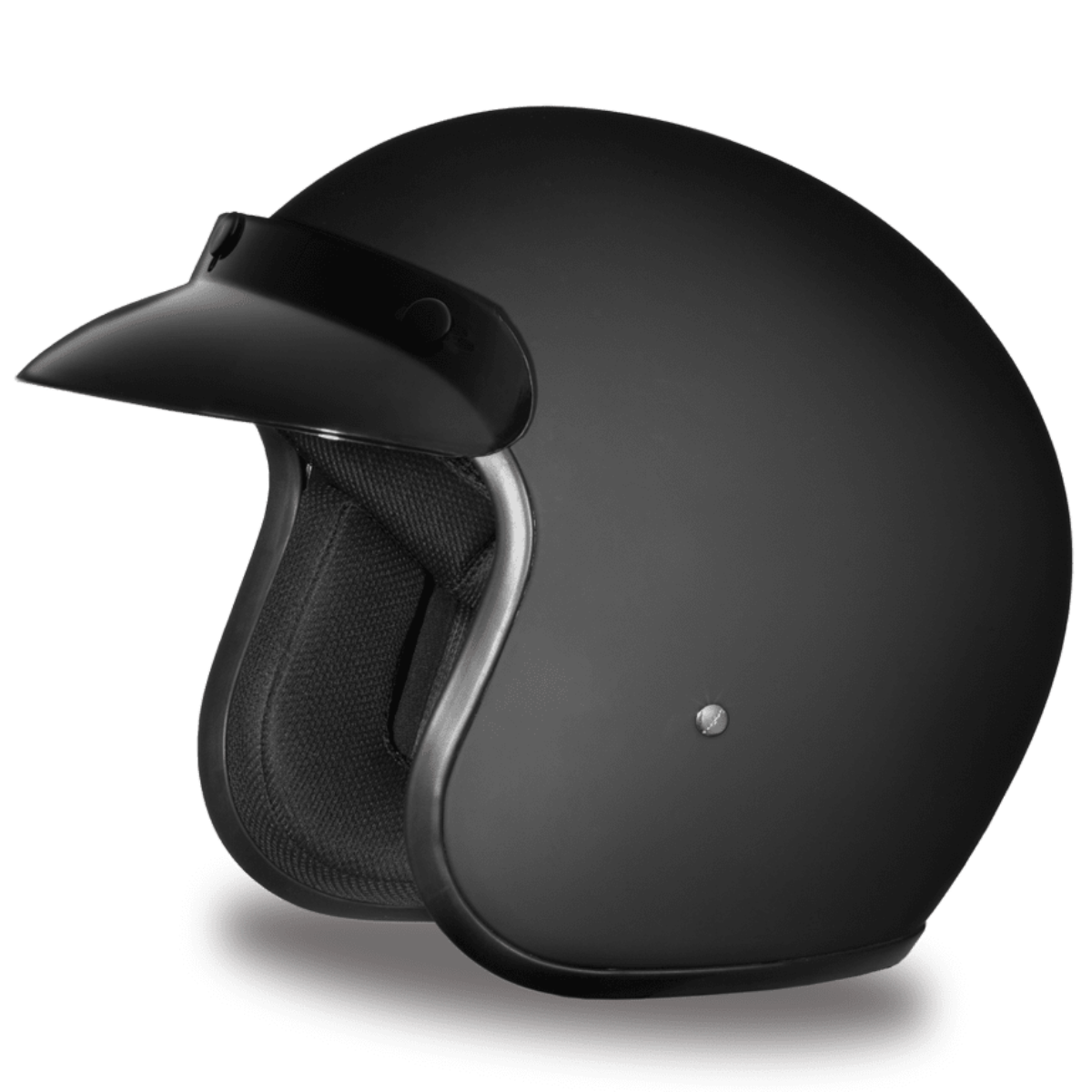 Daytona D.O.T Cruiser Dull Black Helmet - American Legend Rider