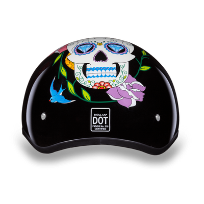 Daytona D.O.T Diamond Skull Cap Helmet - American Legend Rider
