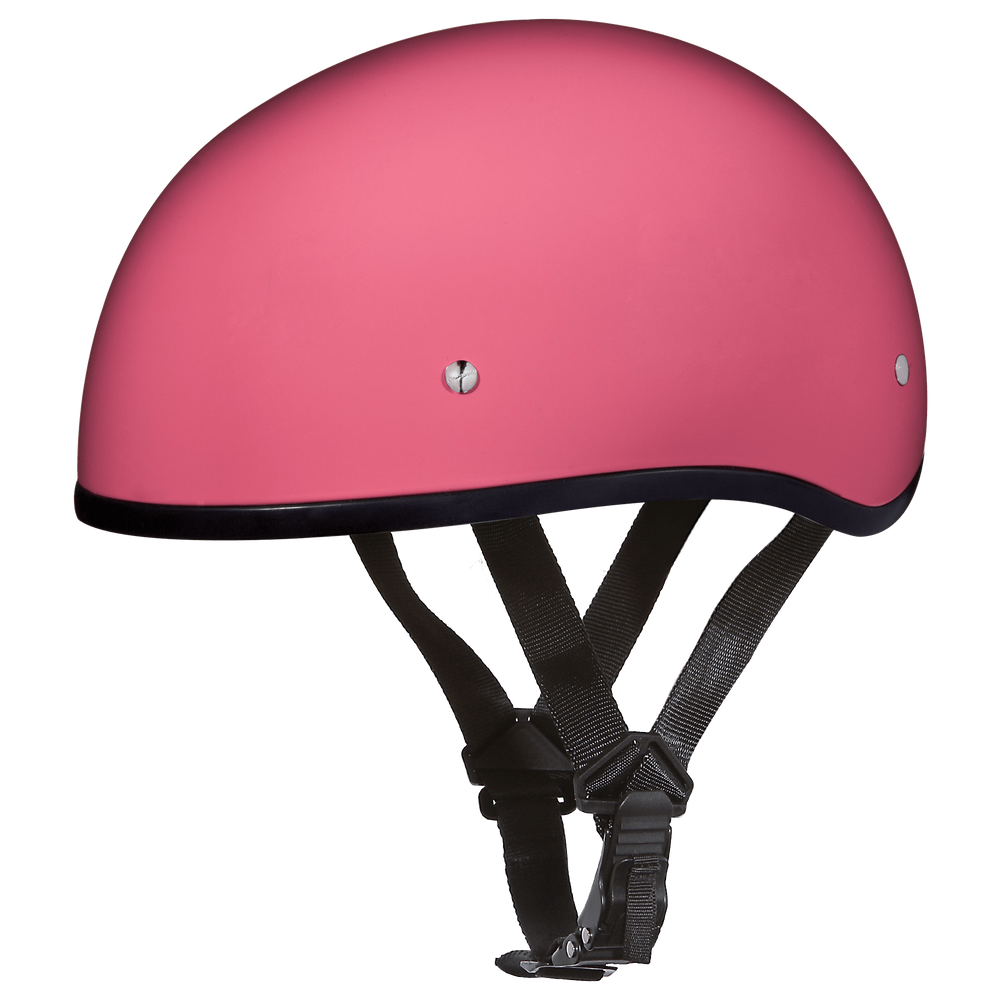 Daytona D.O.T Gloss Pink Cap Helmet w/o Visor