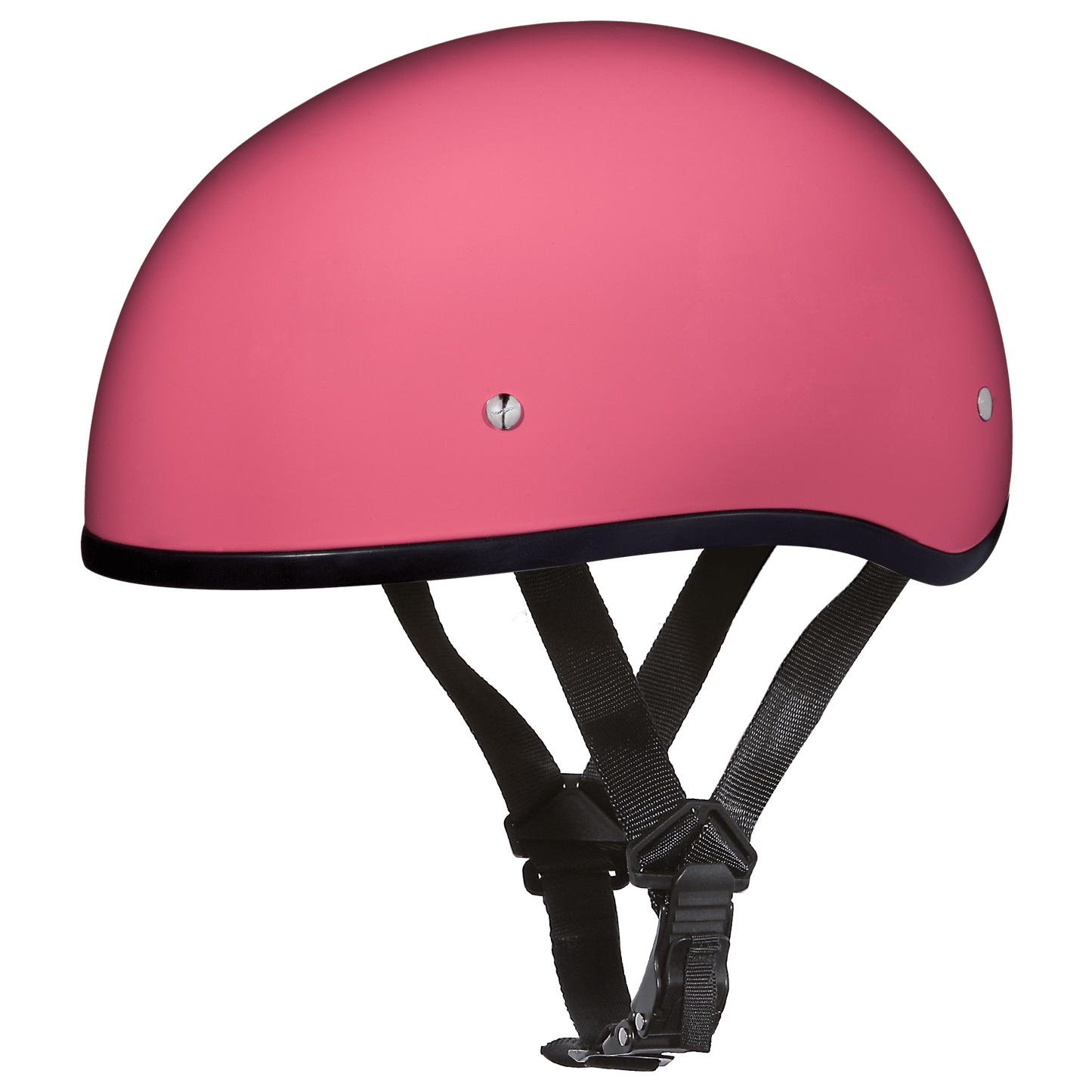 Daytona D.O.T Gloss Pink Cap Helmet w/o Visor - American Legend Rider
