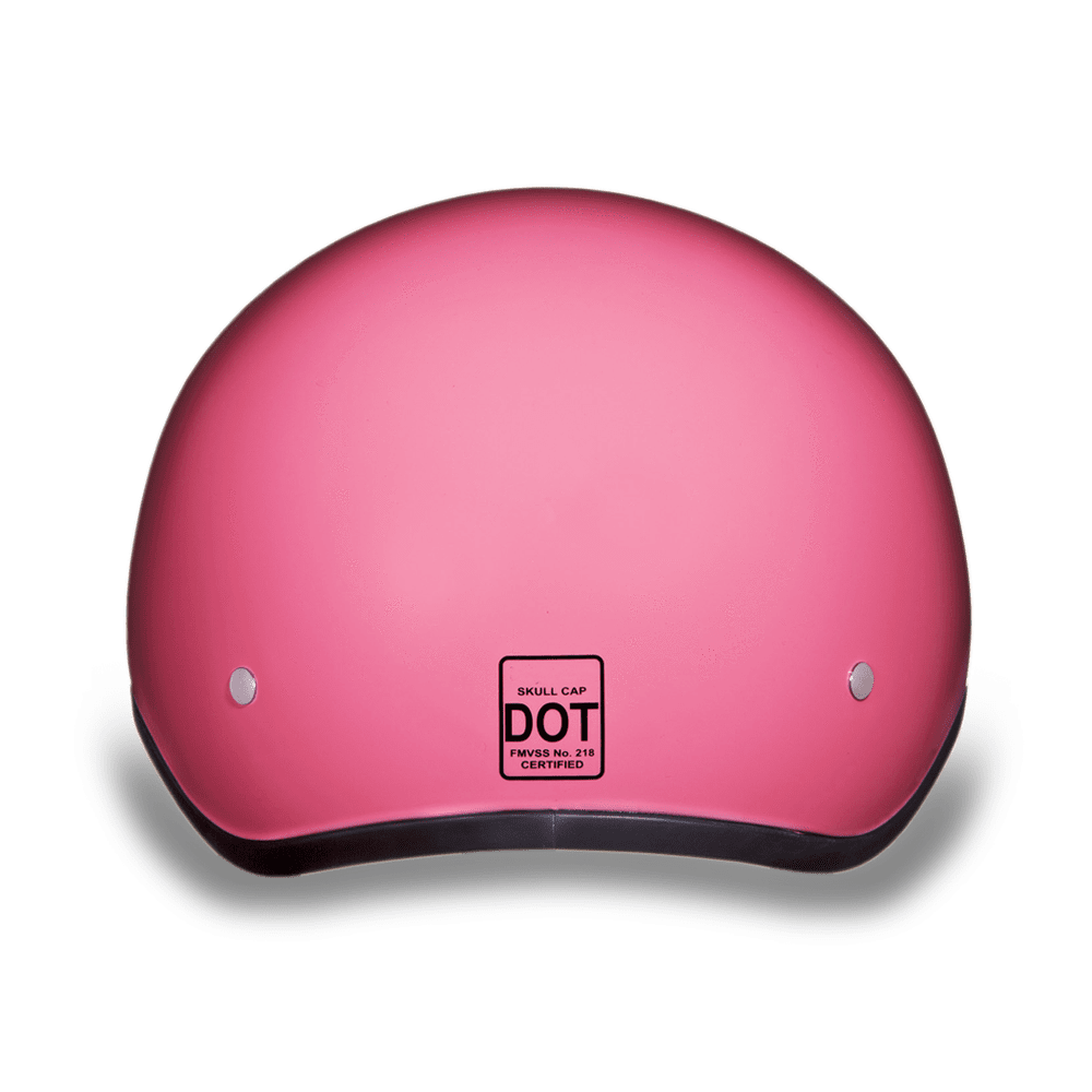 Daytona D.O.T Gloss Pink Cap Helmet w/o Visor - American Legend Rider
