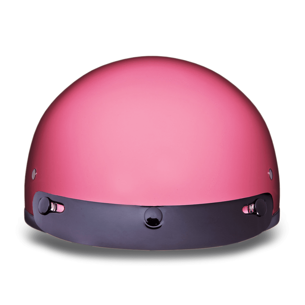 Daytona D.O.T Gloss Pink Cap Helmet with Visor - American Legend Rider
