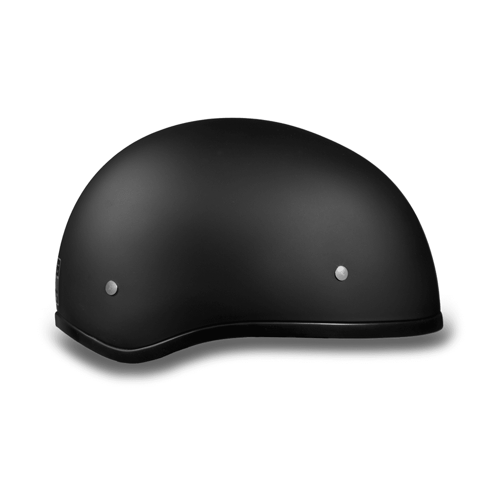 Daytona D.O.T. Dull Black Cap Helmet Without Visor - American Legend Rider
