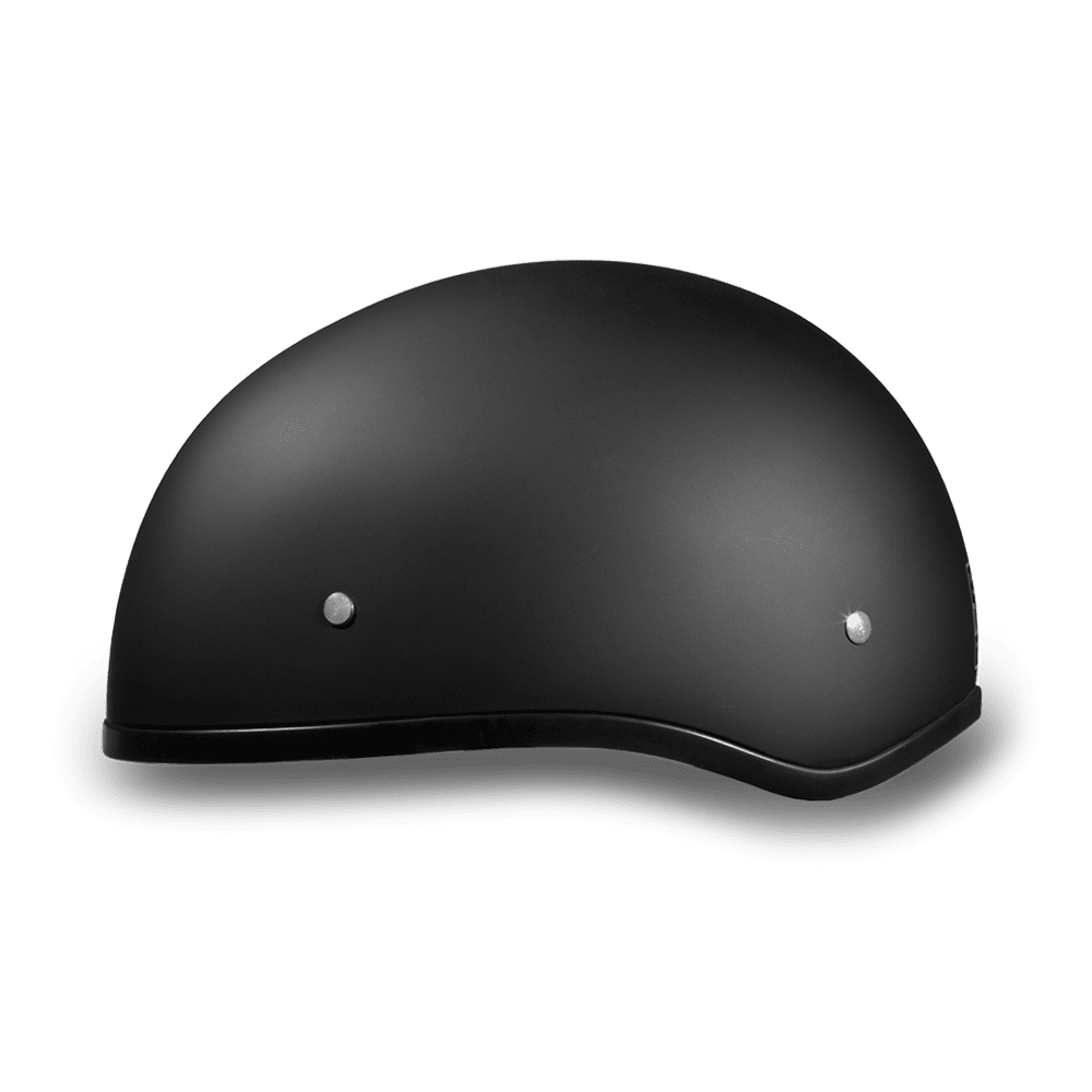 Daytona D.O.T. Dull Black Cap Helmet Without Visor - American Legend Rider