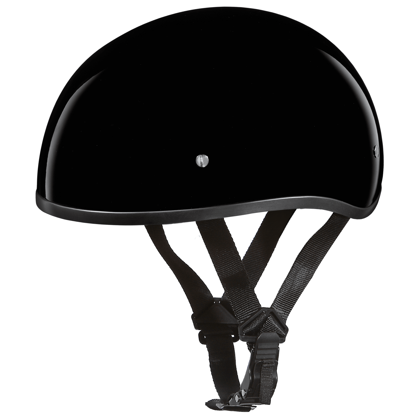 Daytona D.O.T Gloss Black Cap Helmet w/o Visor - American Legend Rider