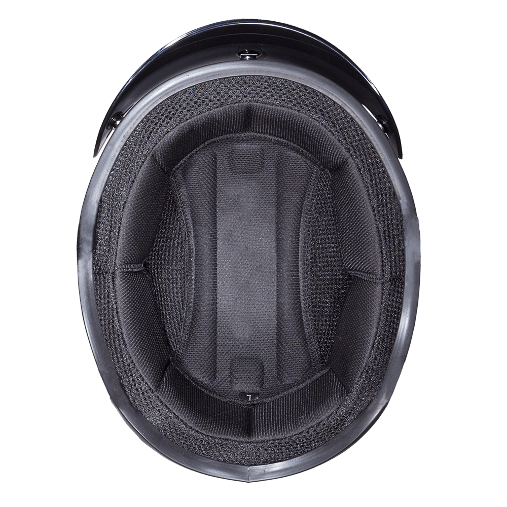 Daytona D.O.T Gloss Black Cap Helmet w/ Visor - American Legend Rider