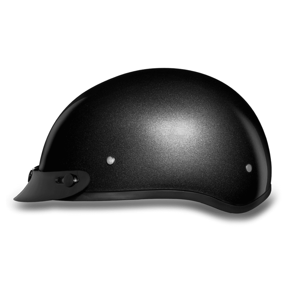 Daytona D.O.T Metal Grey Cap Helmet - American Legend Rider
