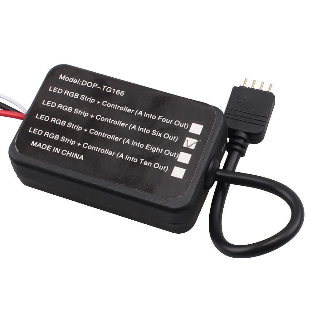 Motorcycle 6x LED Lights Ultra Flexible Strips, Rgb, Waterproof, w/ Remote Controller - American Legend Rider