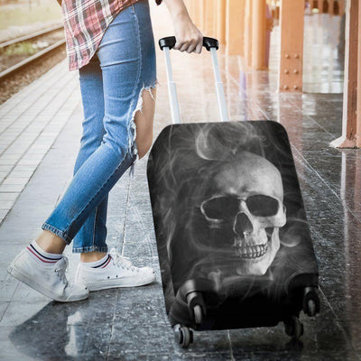 Smoked Skull Luggage Cover - American Legend Rider