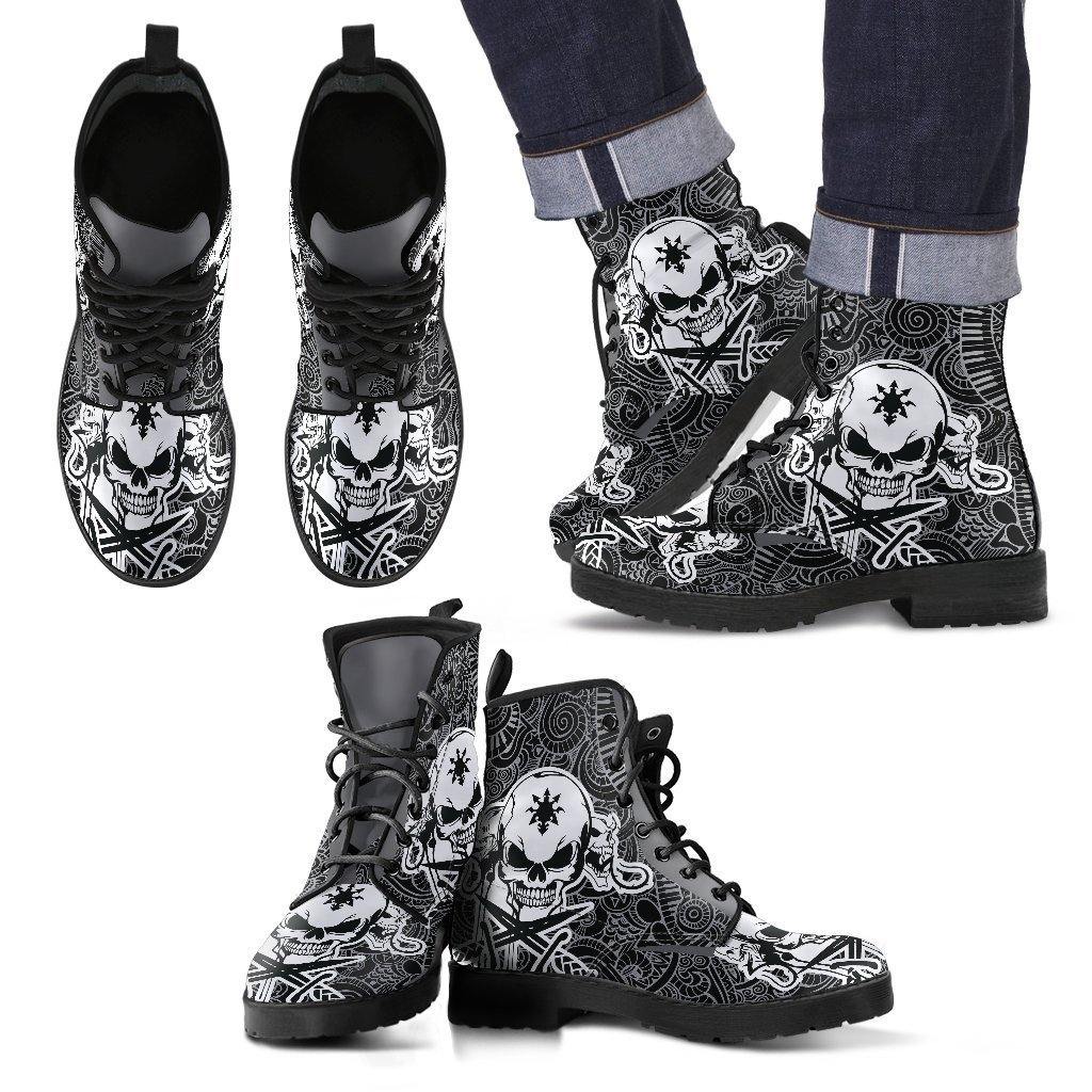 Gothic Leather Boots - American Legend Rider