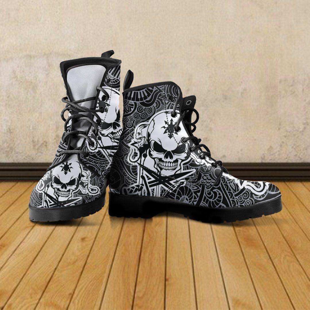 Gothic Leather Boots - American Legend Rider