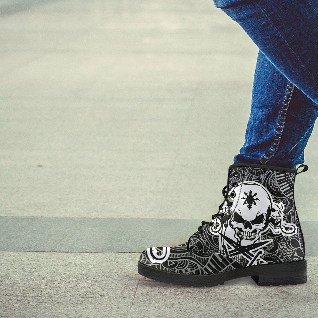 Gothic Leather Boots - American Legend Rider