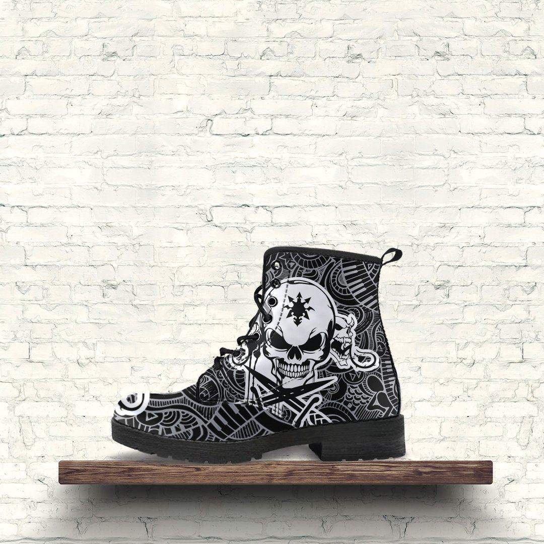 Gothic Leather Boots - American Legend Rider