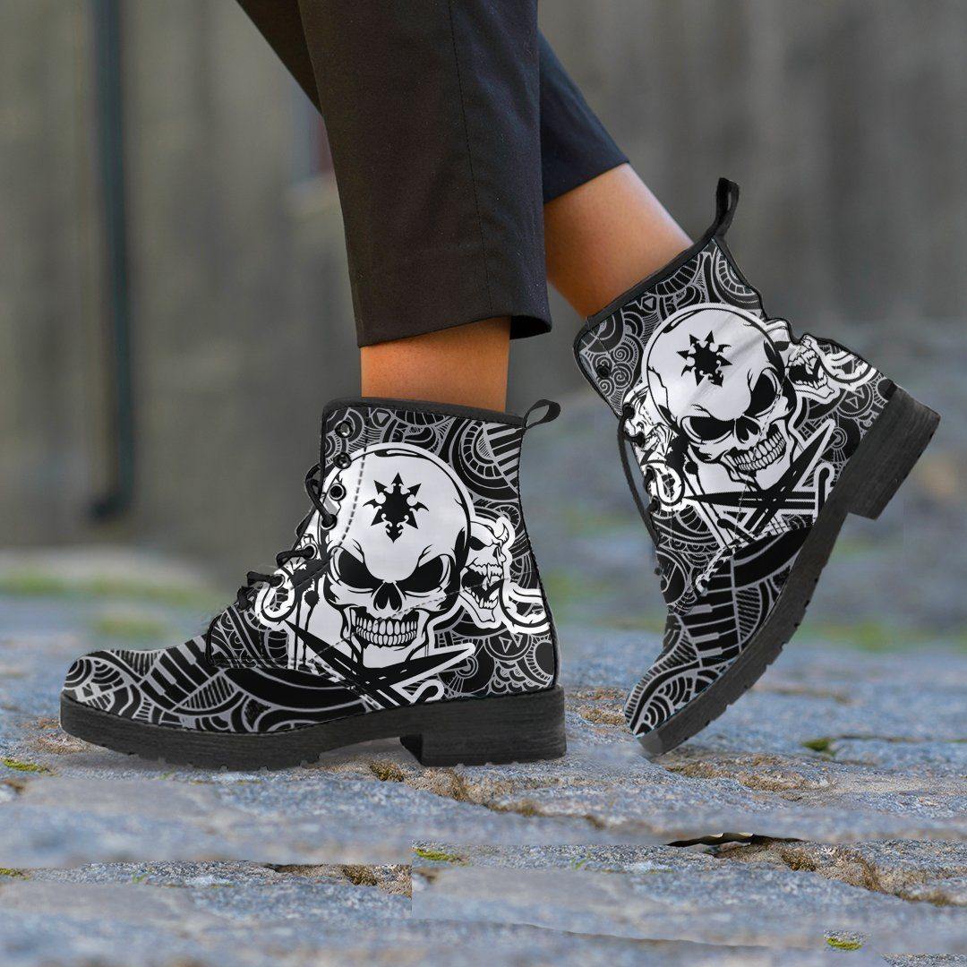 Gothic Leather Boots - American Legend Rider