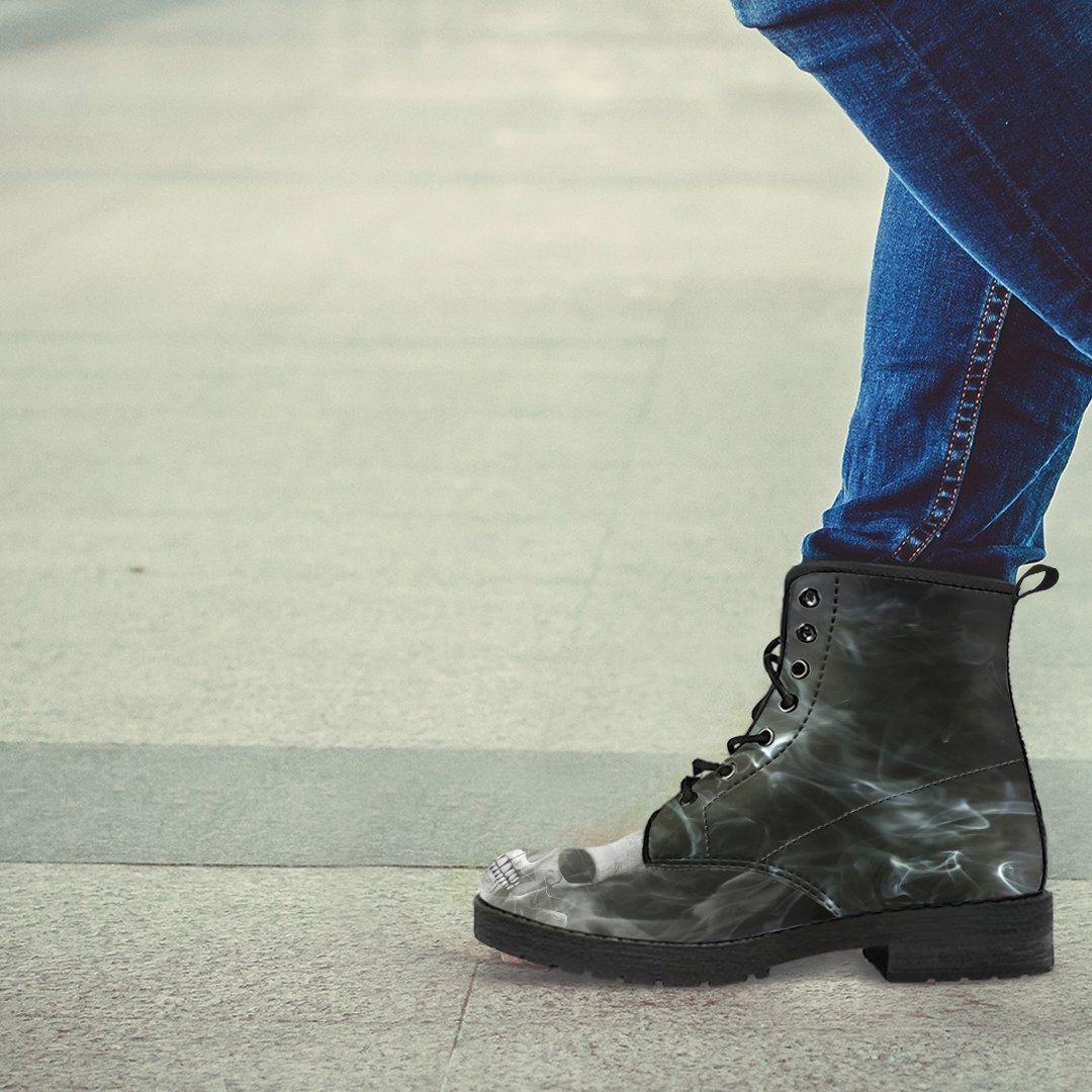 Smoked Skull Boots - American Legend Rider