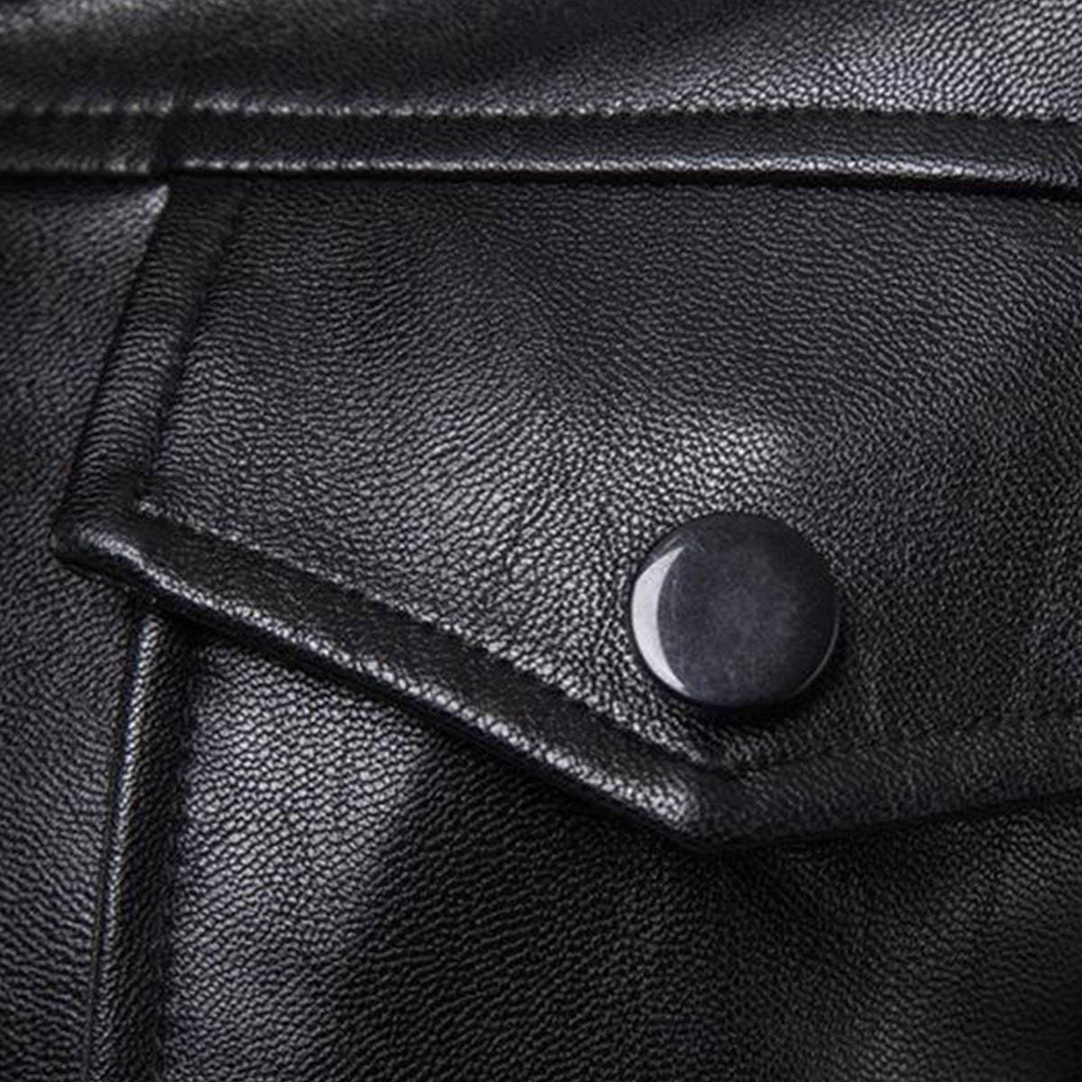 Hooded Leather Jacket - American Legend Rider