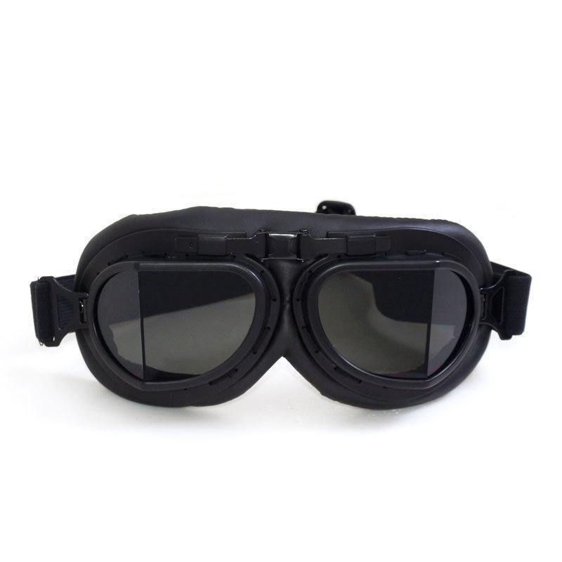Retro Biker UV400 Goggles w/ Adjustable Elastic Straps - American Legend Rider