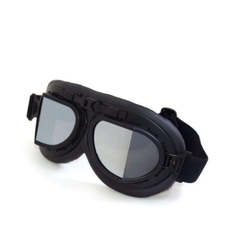 Retro Biker UV400 Goggles w/ Adjustable Elastic Straps - American Legend Rider
