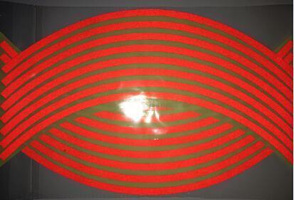 Wheel Hub Decal Sticker Reflective Stripes for 16/17/18 in Motorcycle & Car Rims - American Legend Rider