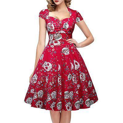 Vintage Skull Dress - American Legend Rider