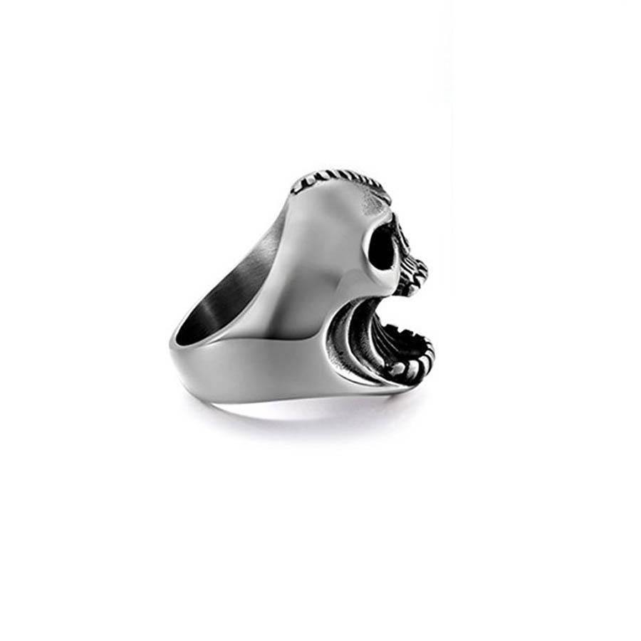Titanium Steel Skull Ring Bottle Opener - American Legend Rider