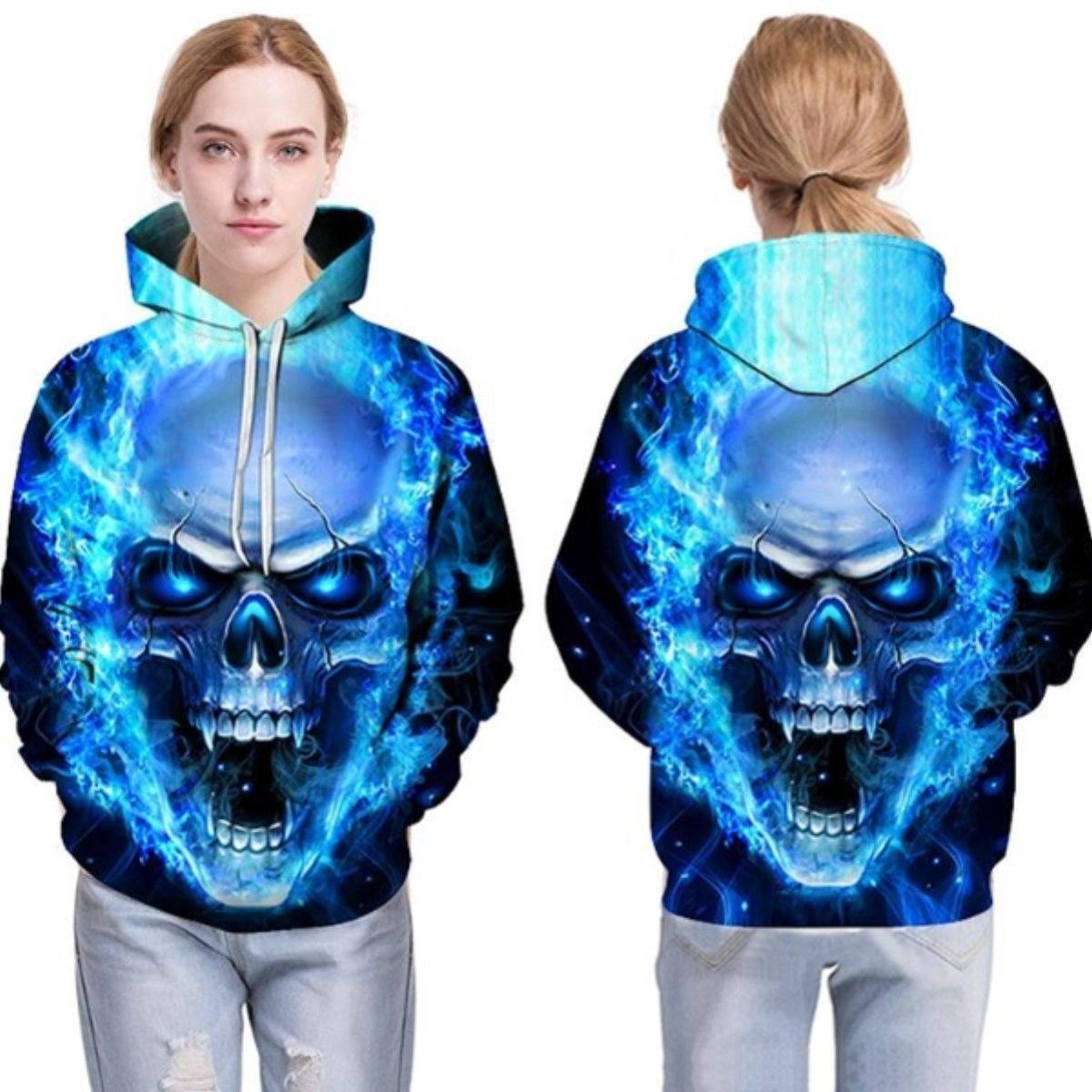 Death Skull Hoodie - American Legend Rider