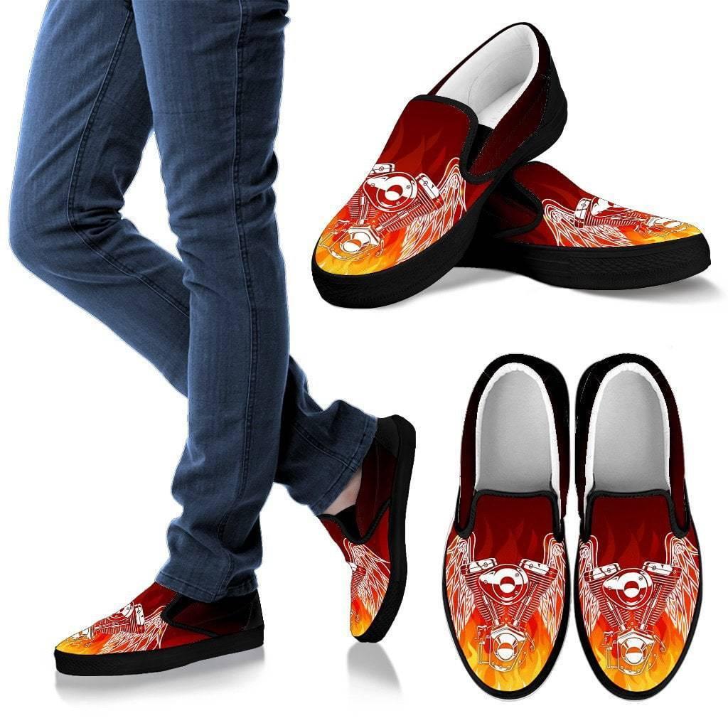 Fire Piston Slip Ons - American Legend Rider