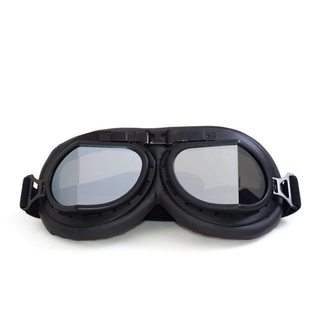 Retro Biker UV400 Goggles w/ Adjustable Elastic Straps - American Legend Rider