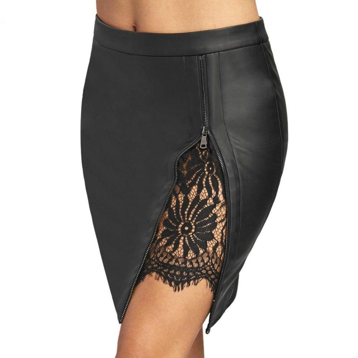 Sexy Lace Leather Skirt - American Legend Rider